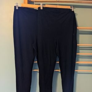 2 pair ASOS maternity black leggings